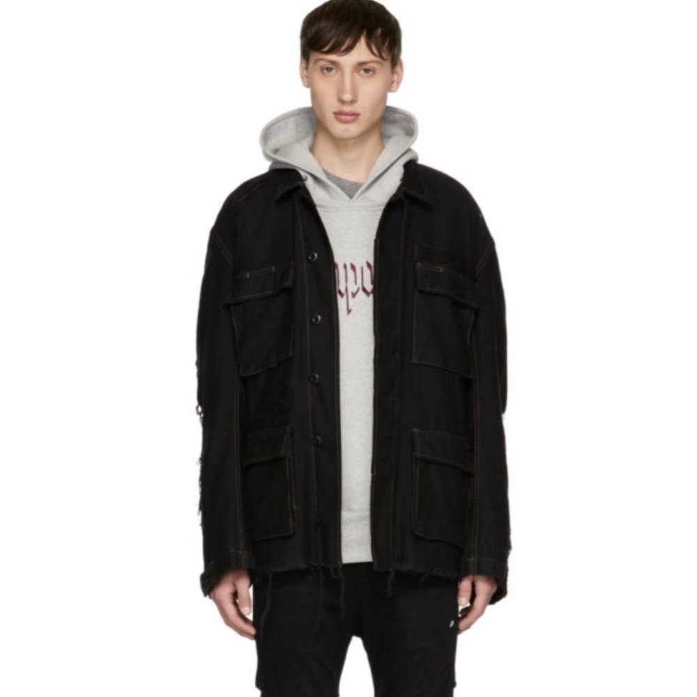 R13 Shredded Abu Jacket